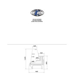 Vitrina Comersa JUNO 1500