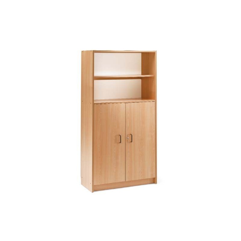 Armario con estantes y puertas