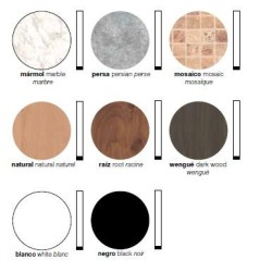 Mesa alta ISI modelo Rex aglomerado