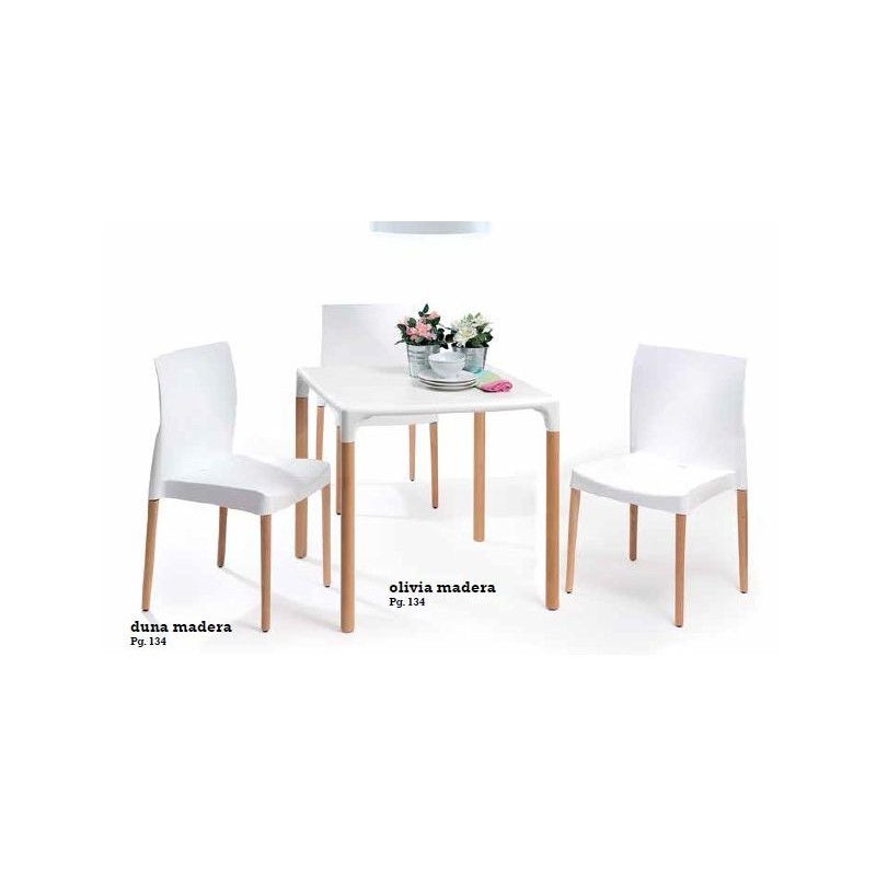 Silla ISI modelo Dan madera