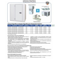 Cámaras frigoríficas de conservación