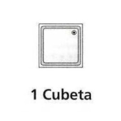 Fregadero EDESA FI-66/10 + Bastidor BF-66