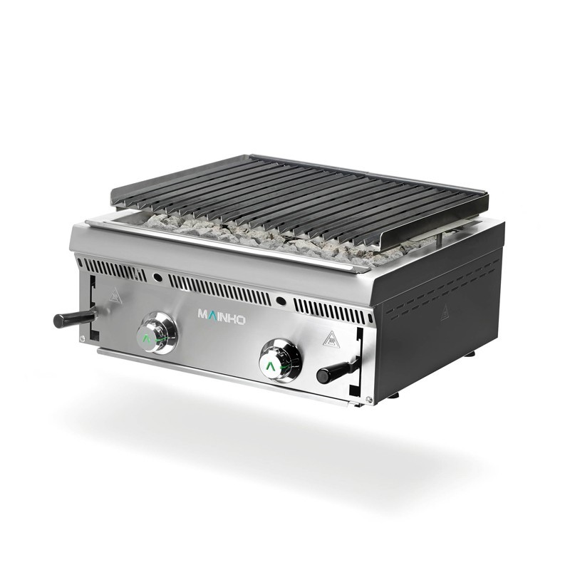 Barbacoa a gas de piedra volcánica PB-60 MAINHO