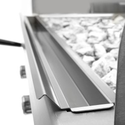 Barbacoa a gas de piedra volcánica MAINHO PBI-30 INOX