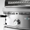 Barbacoa a gas de piedra volcánica MAINHO PBI-120 INOX