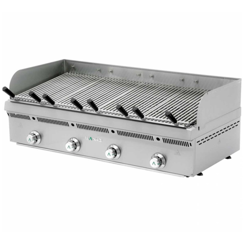 Barbacoa piedra volcanica tipo vasca inox PBV-120 Mainho