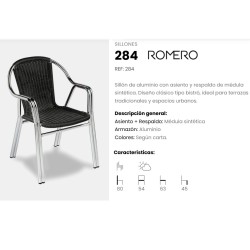Sillon terraza 284 Romero - color miel