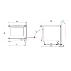 Horno para panadería y bolleria EDENOX HP-443