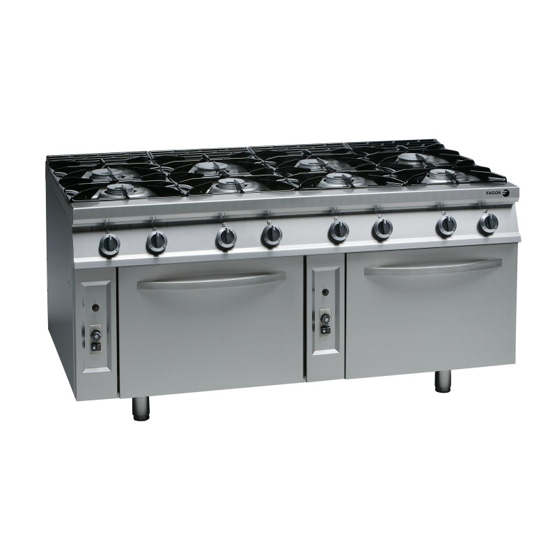 Cocina a gas fuego abierto con horno CG9-82