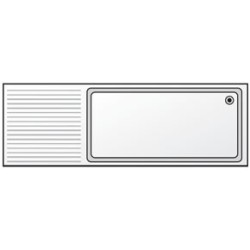 Fregadero industrial gran capacidad EDESA FI-187/11 I