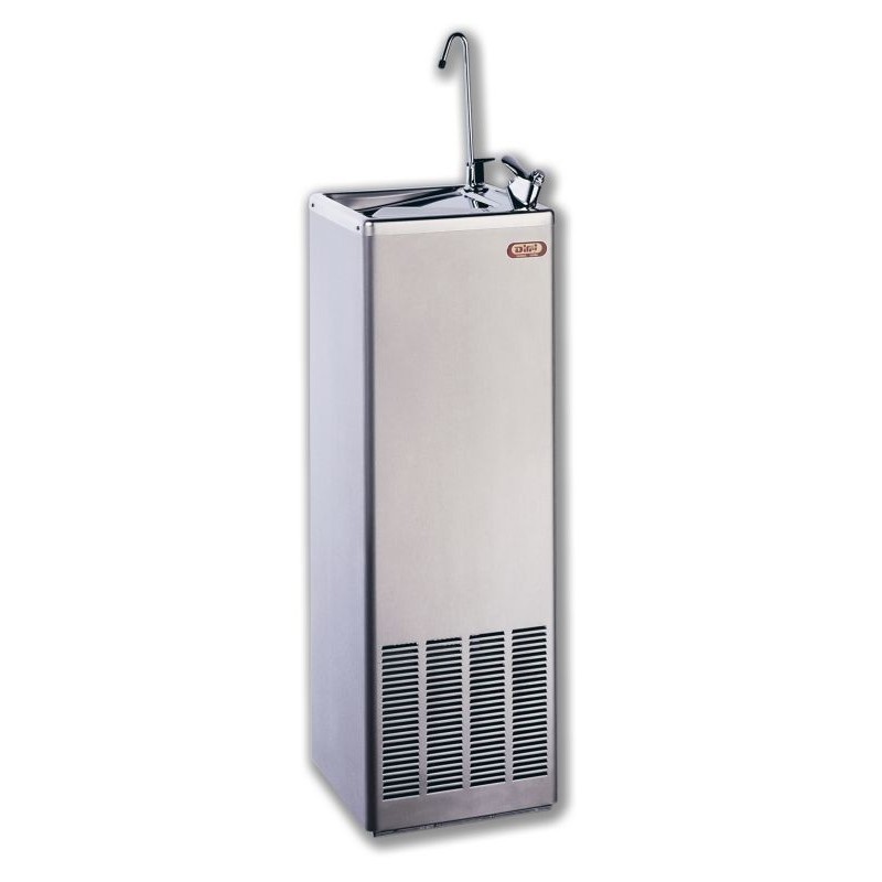 FUENTE DE AGUA FRIA CON PULSADOR Y LLENAJARRAS F-15 INOX DIFRI.
