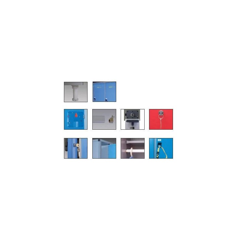 Accesorios taquillas SACOPISA