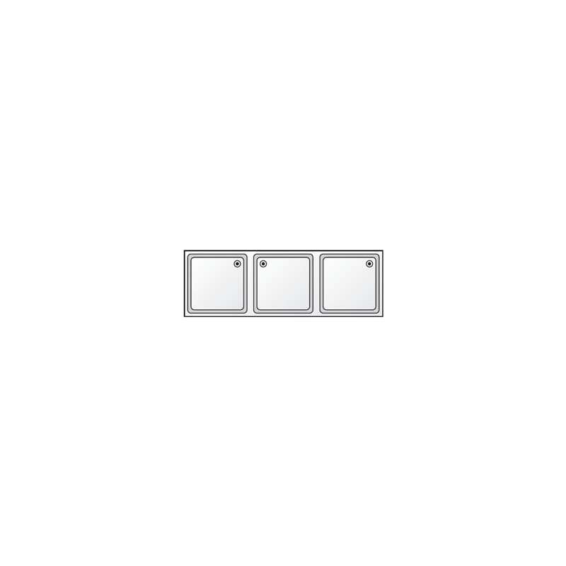 Fregadero industrial gran capacidad EDESA FI-187/30