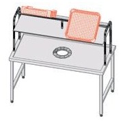 Imagen de Mesas acero inoxidable para desperdicios