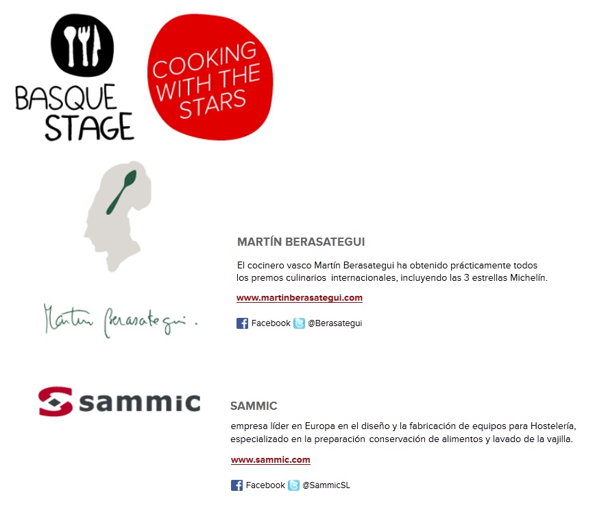 Ganadores de la Cuarta Beca Sammic dentro del proyecto BasqueStage
